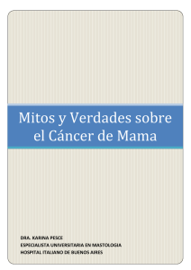Mitos y Verdades sobre el Cáncer de Mama