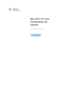 Mac OS X 10.7 Lion Fundamentos de Soporte