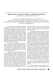 Relación entre el Cáncer de Mama y el Síndrome