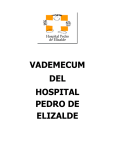VADEMECUM DEL HOSPITAL PEDRO DE ELIZALDE