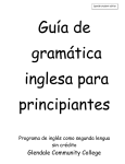 Guía de gramática inglesa para principiantes