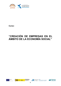 creación de empresas en el ámbito de la economía social