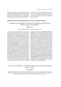 el desarrollo de embriones in vitro en los tratamientos
