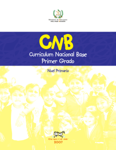 Curriculum Nacional Base Primer Grado