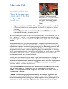 ECONOMÍAS DE LA UNIÓN EUROPEA / Polonia: Un éxito