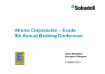 Presentación Banco Sabadell en AC
