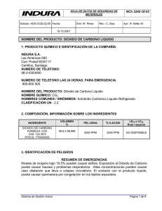 NCh 2245 Of.03 NOMBRE DEL PRODUCTO: DIÓXIDO DE