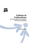 Catálogo de Publicaciones