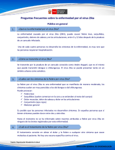 Preguntas frecuentes sobre la enfermedad por el virus Zika