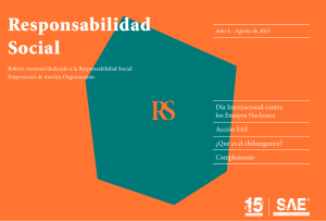 Responsabilidad Social - Soluciones Avanzadas en Electrónica