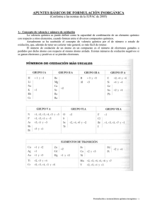 apuntes básicos de formulación inorgánica