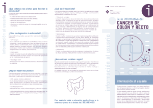 Cáncer de colon y recto