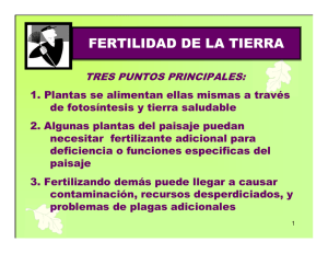 fertilidad de la tierra - Green Gardener Program