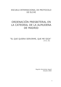 ordenación presbiteral en la catedral de la almudena de madrid