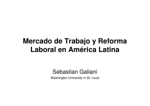 Mercado de Trabajo y Reforma Laboral en América Latina