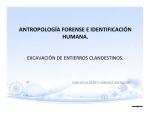 antropología forense e identificación humana.