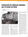 Evaluación de edificios dañados por el sismo en Chile