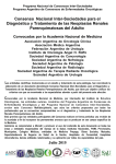 Consenso nacional inter-sociedades para el diagnóstico y