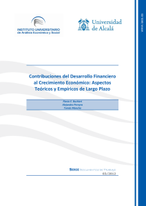 Contribuciones del Desarrollo Financiero al Crecimiento