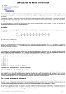 CC3001 Algoritmos y Estructuras de Datos: Estructuras - U