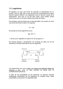 1.3. Logaritmos