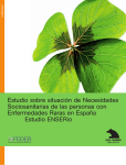 Estudio ENSERio - Federación Española de Enfermedades Raras