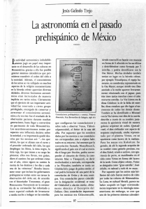 La astronomía en él pasado prehispánico de México