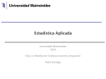 Estadística Aplicada - Universidad Maimónides