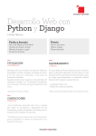 Desarrollo Web con Python y Django