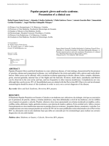 Papular-purpuric gloves-and-socks syndrome. Presentation of a