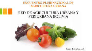 red de agricultura urbana y periurbana bolivia
