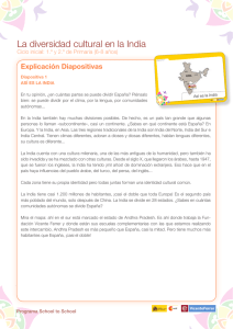 La diversidad cultural en la India