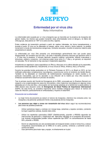 Enfermedad por el virus zika