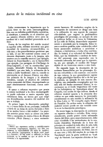 Acerca de la música incidental en cine