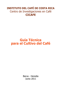 Guía Técnica para el Cultivo del Café