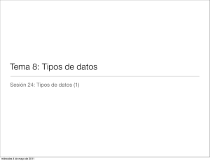 Tipos de datos
