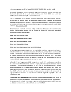 Información de las Bases