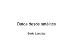 Datos desde satélites
