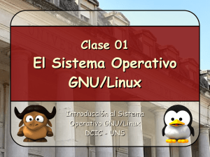 El Sistema Operativo GNU/Linux - DCIC
