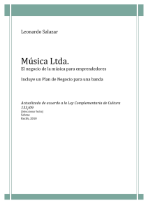 Música Ltda. - Cluster De Música del Uruguay