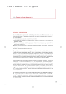 25. Desarrollo embrionario