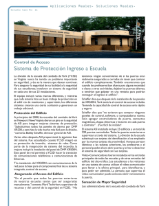 Sistema de Protección Ingreso a Escuela