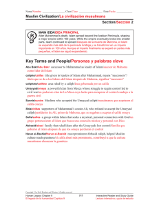 Key Terms and People/Personas y palabras clave