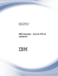 IBM Campaign Guía de PDK de validación v9.1.2