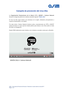 Campaña de prevención del virus Zika