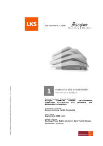 1 memoria y anejos - Basque Culinary Center