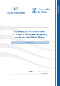 Repensando las Crisis Financieras: El caso de una Economía