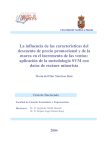 La influencia de las características del descuento de precio