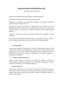 Hoja de ruta para la cooperación 2016-2020