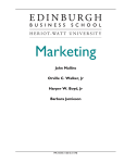 Marketing - Edinburgh Business School